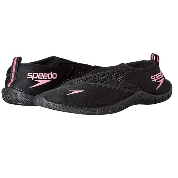 Speedo Shoes - NEW Speedo Women's Black and Pink Water Shoes, size 10